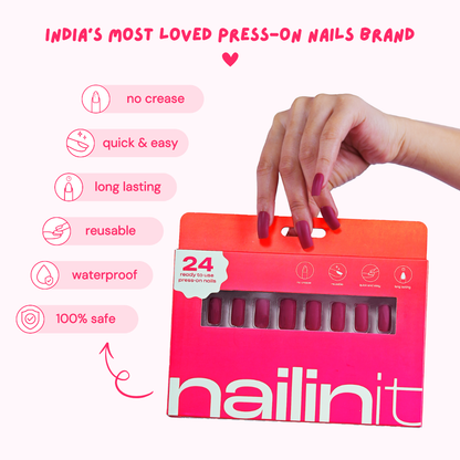 Parisian Dream Press On Nails | Pink Almond French Tips | 24 Pcs