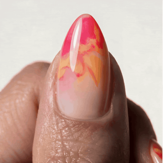 Berry Bomb | Reusable Press-On Nails | 24 pcs | Multi Color | Almond Shape | Medium