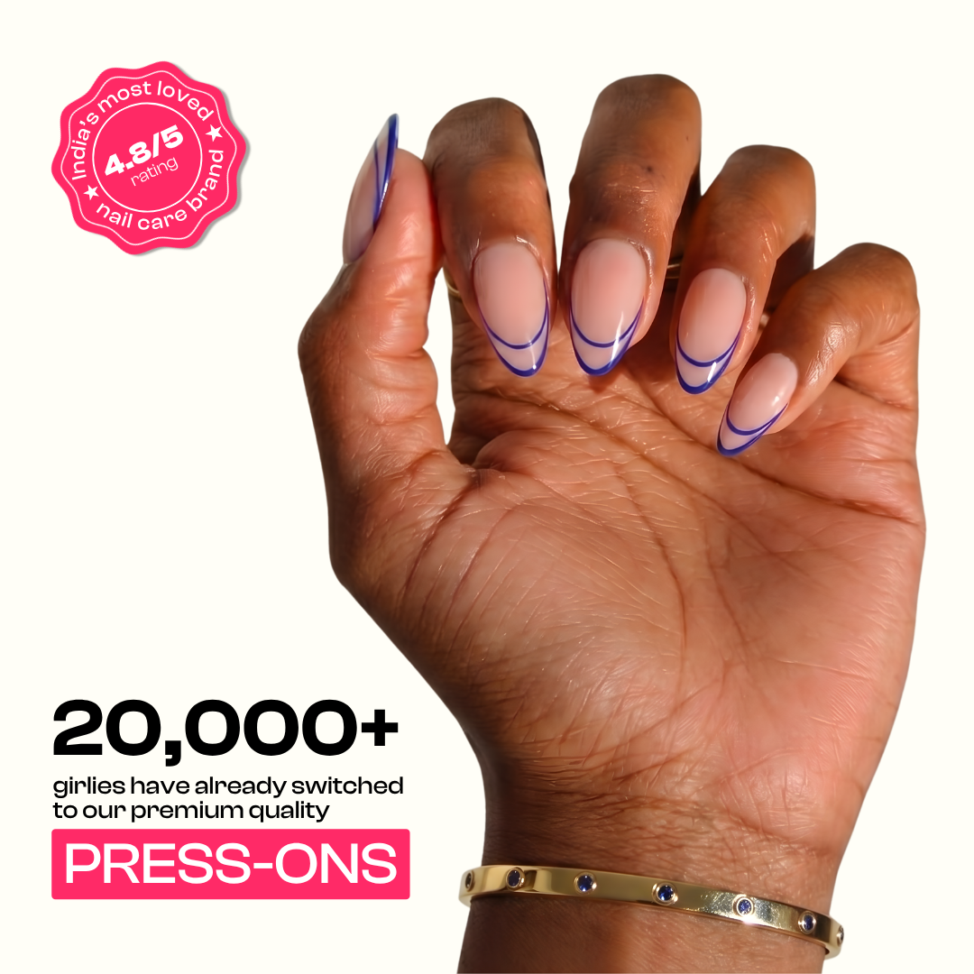 Adulting | Reusable Press-On Nails | 24 pcs |  White | Coffin Shape |  Medium