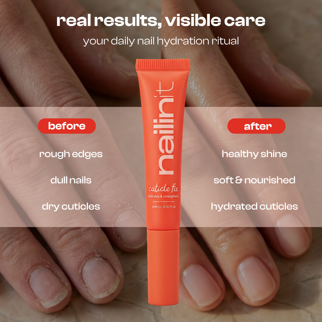 Nailinit Cuticle Fix | Hydrating Cuticle Oil for Dry Nails & Damaged Cuticles