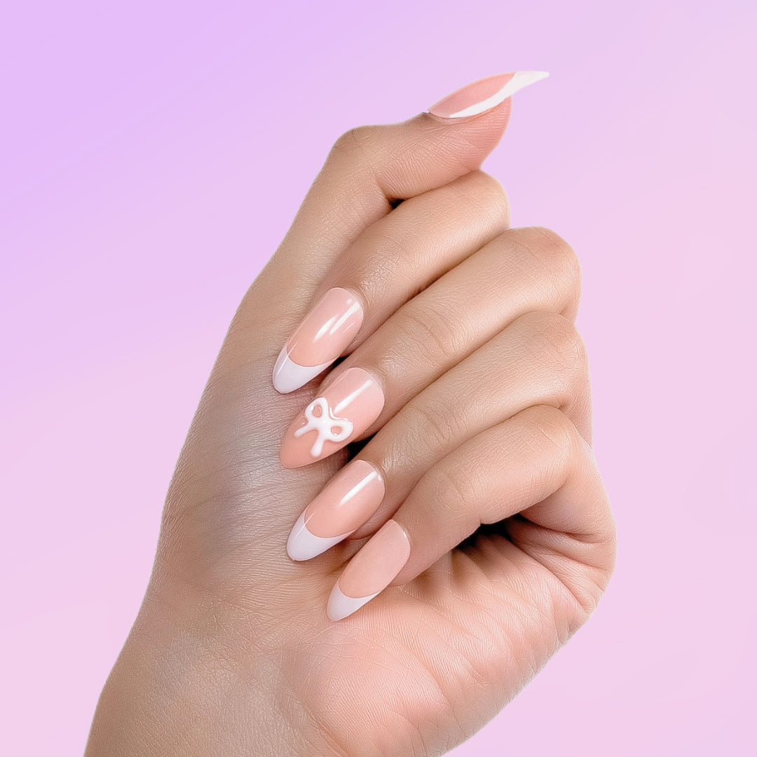 ream nail extensions for women – classy French style