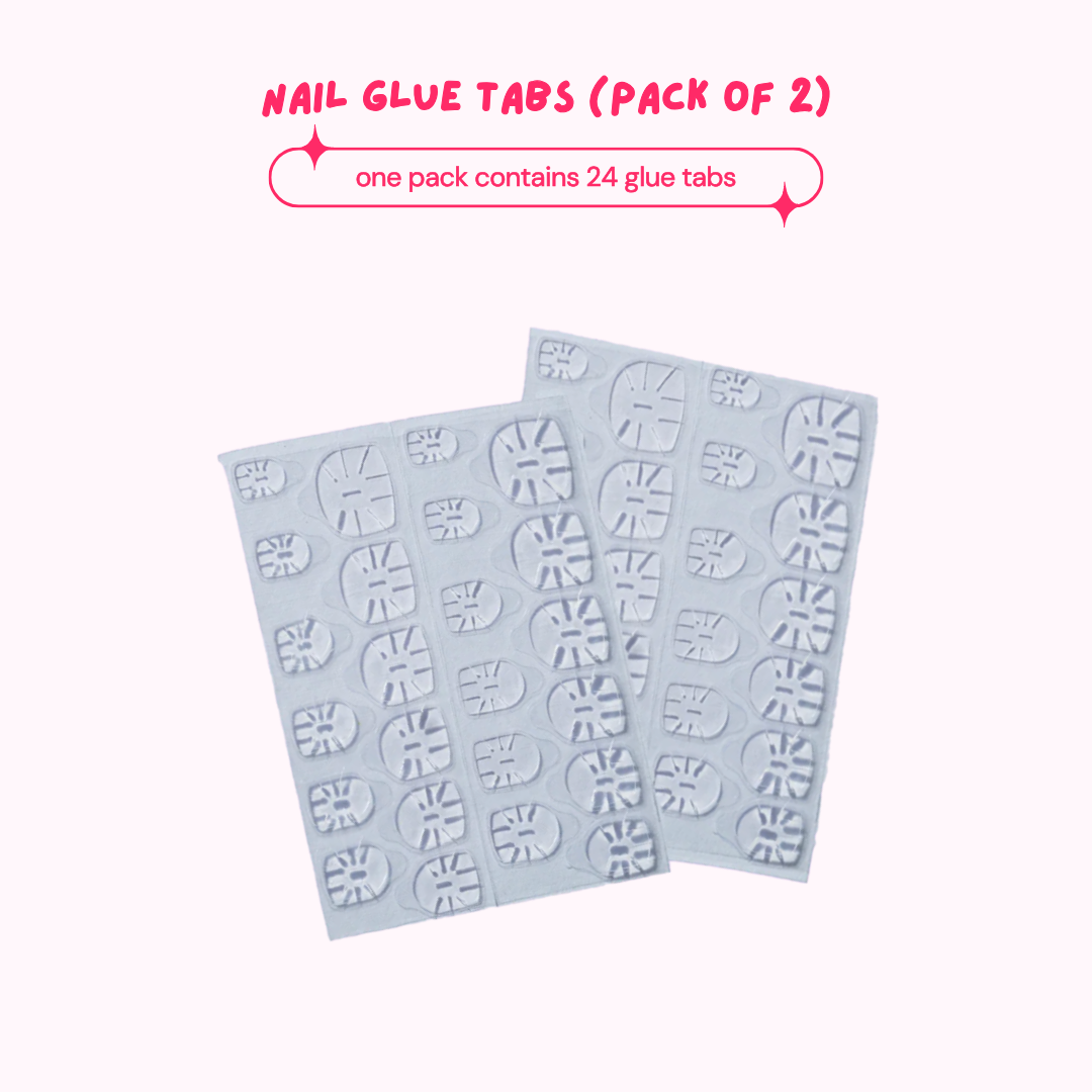 Strong Adhesive Nail Tabs (Pack of 2)